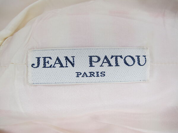 Ensemble, House of Patou (French, founded 1914), (a, b, e) silk; (f) silk, metal, crystals, (c, d) silk, cotton, French