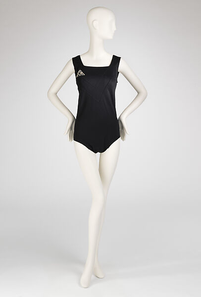 Beachwear, House of Patou (French, founded 1914), (a, c) rayon; (b) rayon, wool, French