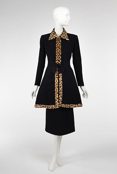 Ensemble, Robert Piguet (French, born Switzerland, 1901–1953), wool, fur, French 