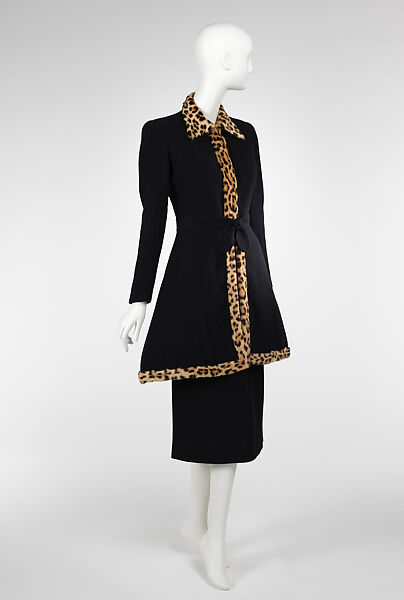 Ensemble, Robert Piguet (French, born Switzerland, 1901–1953), wool, fur, French