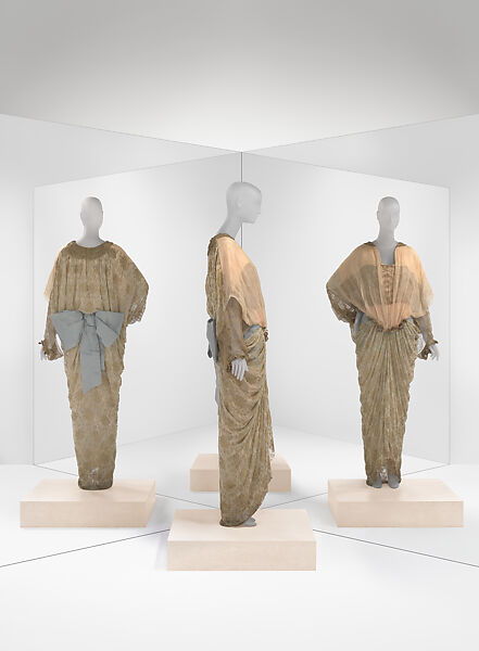 Tea gown, Premet (French, ca. 1911–1932), silk, metal, French