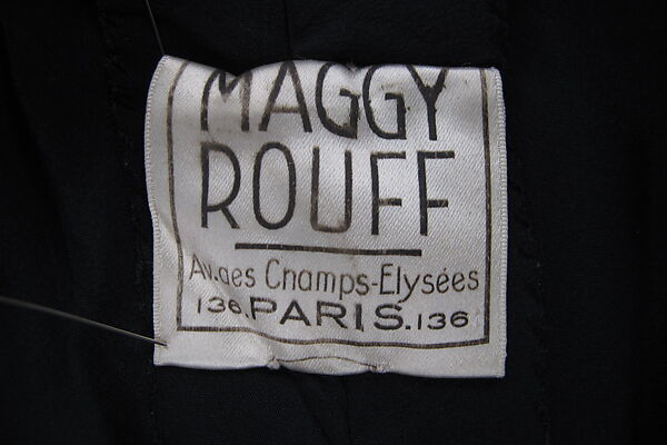 Dress, Maggy Rouff (French, 1927–1979), cotton, silk, French