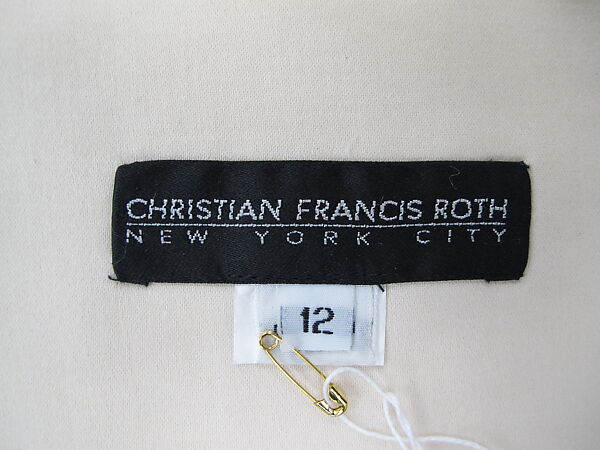 “Scribble” suit, Christian Francis Roth (American, born 1969), cotton/silk, American