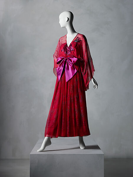 Dress, Zandra Rhodes (British, born 1940), silk, British 