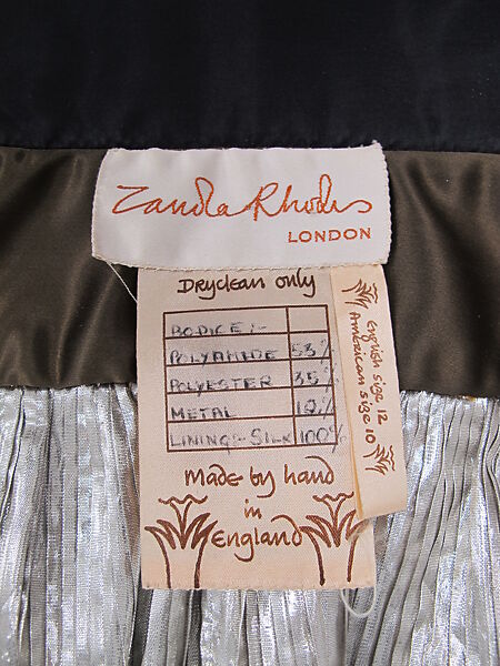 Ensemble, Zandra Rhodes (British, born 1940), silk, British