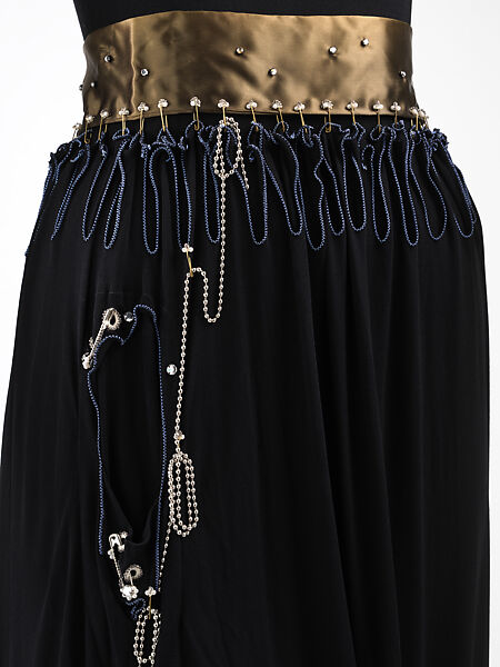 Ensemble, Zandra Rhodes (British, born 1940), rayon, cotton, silk, metal, crystals, British