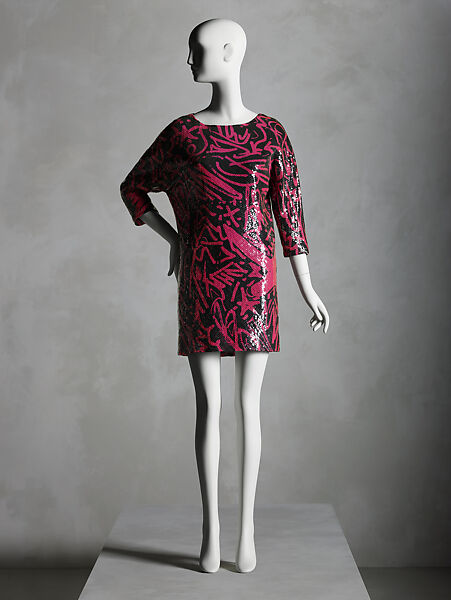 Dress, Stephen Sprouse (American, 1953–2004), Silk, synthetic, American