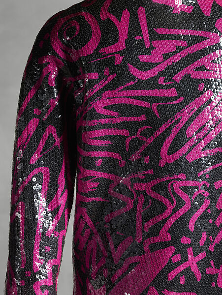 Dress, Stephen Sprouse (American, 1953–2004), Silk, synthetic, American