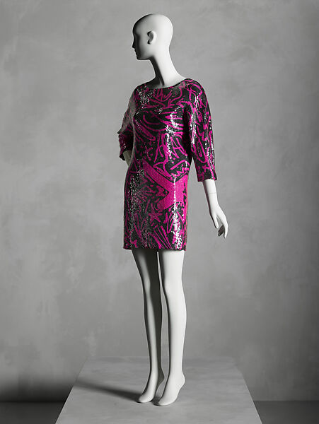 Dress, Stephen Sprouse (American, 1953–2004), Silk, synthetic, American