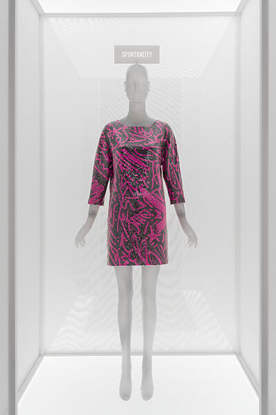 Dress, Stephen Sprouse (American, 1953–2004), Silk, synthetic, American