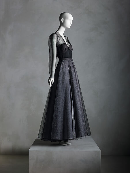 Dinner dress, Valentina (American, born Kyiv 1899–1989), silk, rayon, American