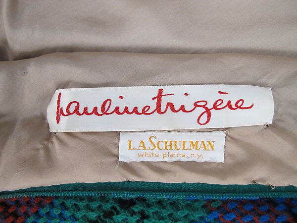 Ensemble, Pauline Trigère (American, born France, Paris 1908–2002 New York), wool, American