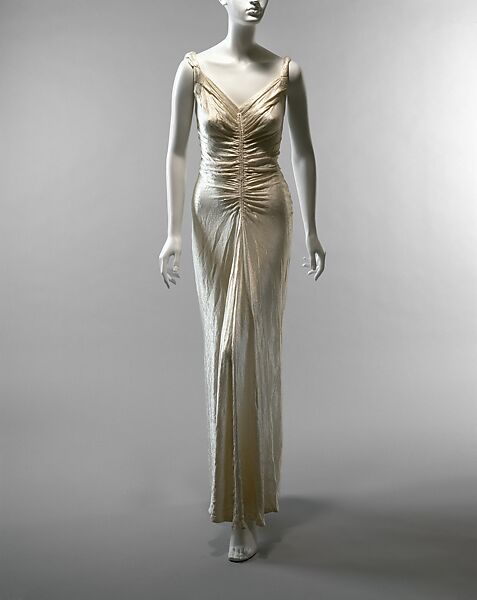 Dress, Schiaparelli (French, founded 1927), acetate/rayon, French