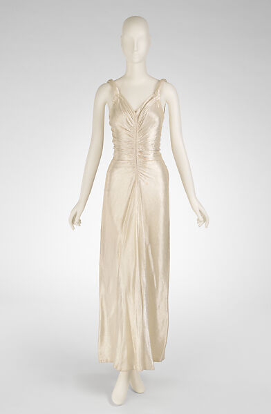 Dress, Schiaparelli (French, founded 1927), acetate/rayon, French 