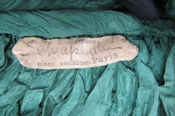 Cape, Schiaparelli (French, founded 1927), silk, French