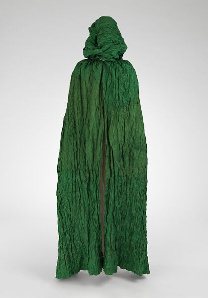 Cape, Schiaparelli (French, founded 1927), silk, French