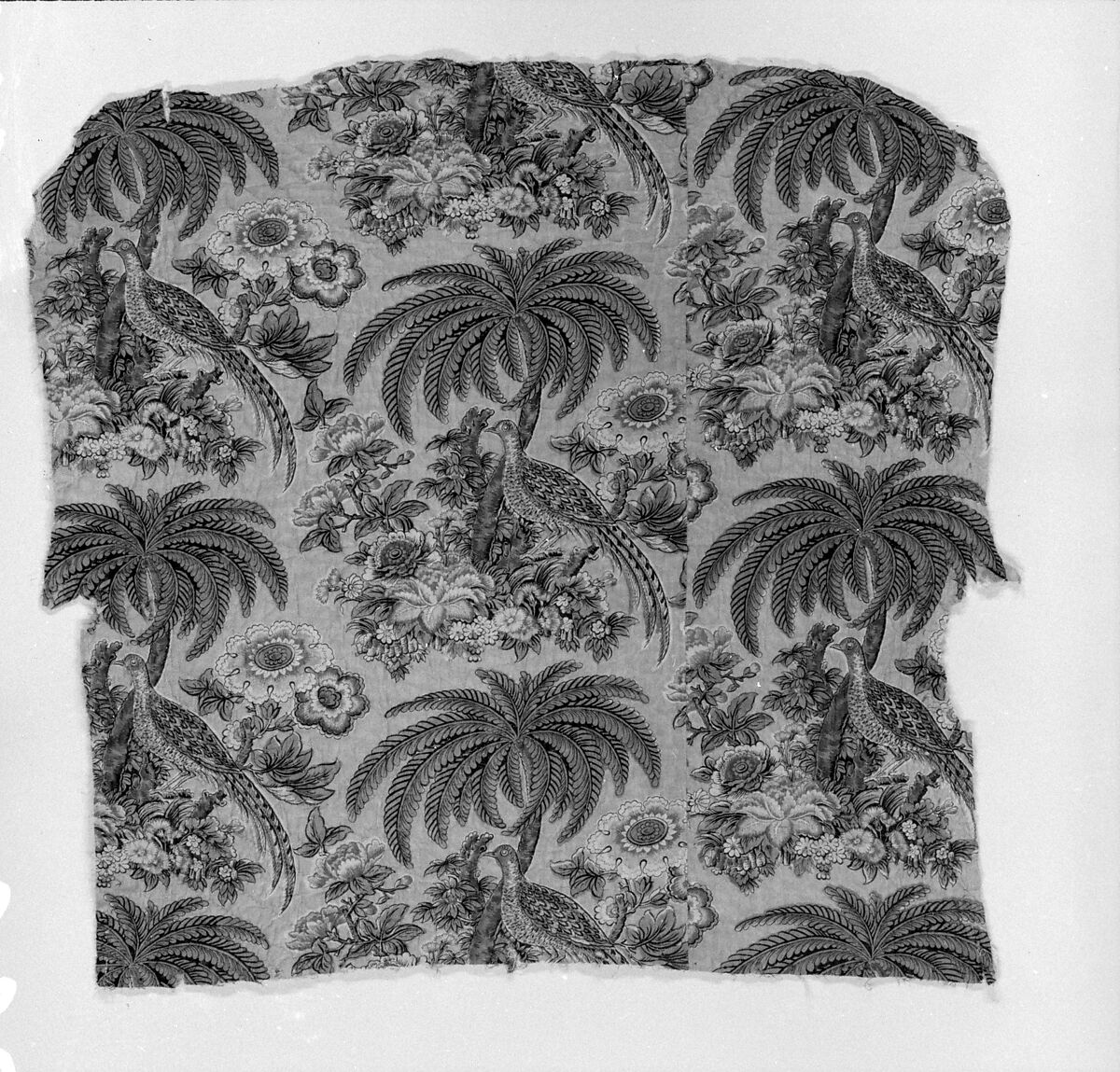 Piece, Cotton, roller-printed, British 