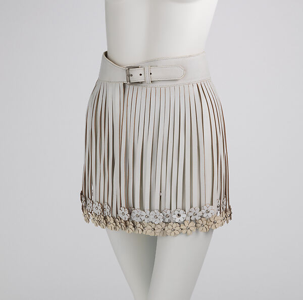 Belt, Azzedine Alaïa (French (born Tunisia), Tunis 1935–2017 Paris), leather, metal, French 