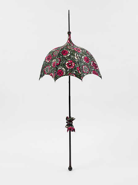 Parasol, Paul Poiret (French, Paris 1879–1944 Paris), silk, wood, French 