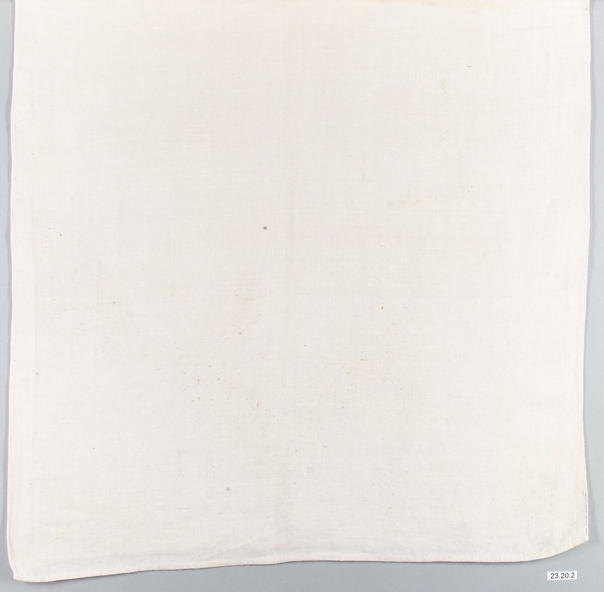 Pillow Slip, Probably Jane Simonton Chapman (born 1794), Linen, woven, American 