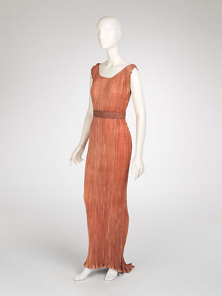 "Delphos", Fortuny (Italian, founded 1906), silk, glass, Italian
