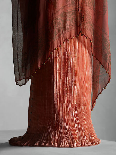"Delphos", Fortuny (Italian, founded 1906), silk, glass, Italian
