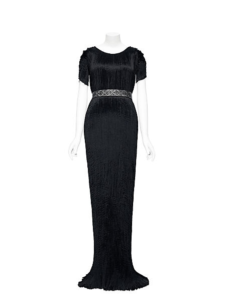 "Delphos", Fortuny (Italian, founded 1906), silk, glass, Italian