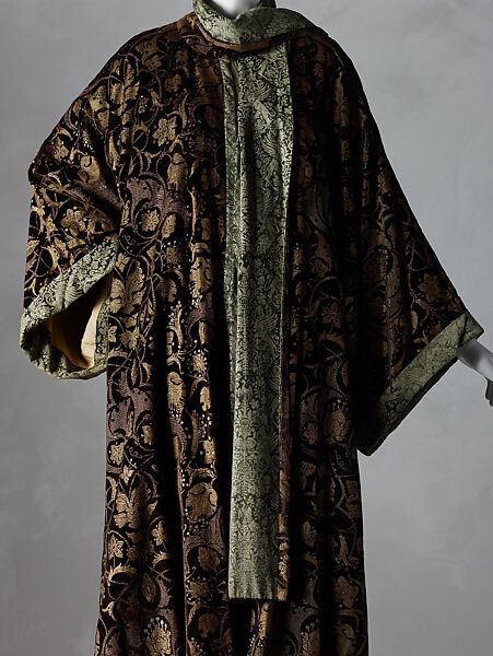 Coat, Fortuny (Italian, founded 1906), silk, silk/cotton, Italian