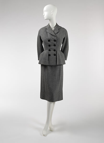 Ensemble, Jacques Fath (French, 1912–1954), wool, French 