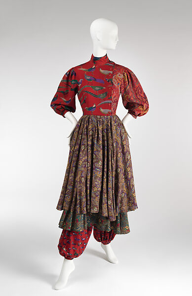 Ensemble, Perry Ellis (American, founded 1978), wool, silk, American