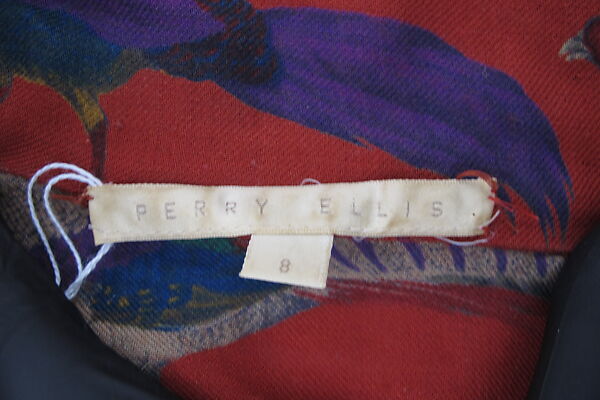 Ensemble, Perry Ellis (American, founded 1978), wool, silk, American