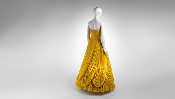 Evening dress, Jean Dessès (French (born Egypt), Alexandria 1904–1970 Athens), silk, French