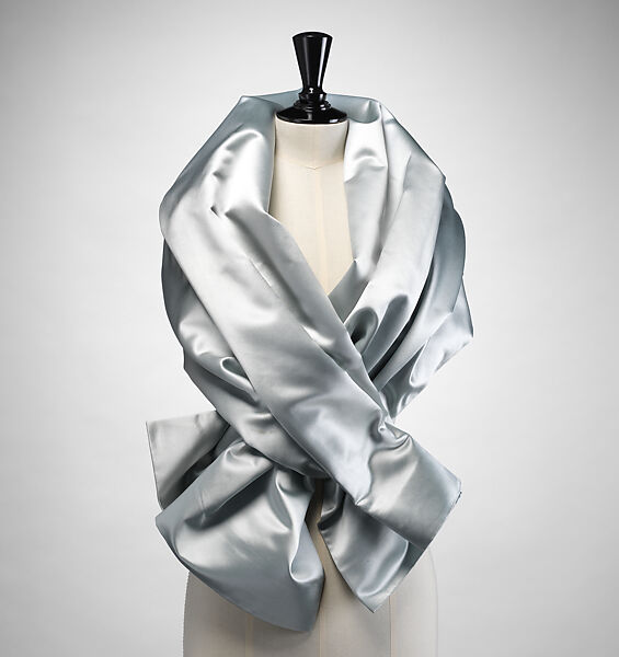 "Du Barry" evening ensemble, (a, b) House of Dior (French, founded 1946), (a) silk, nylon, metal, (b) silk, (c, d) leather, silk, metal, (e) silk, metal, (f, g) wood, French