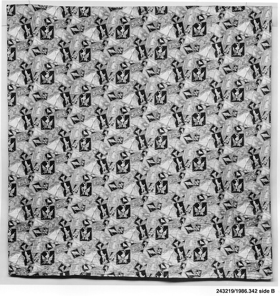 Wholecloth quilt, Cotton, American