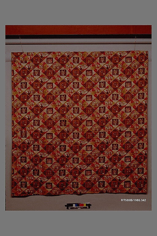 Wholecloth quilt, Cotton, American