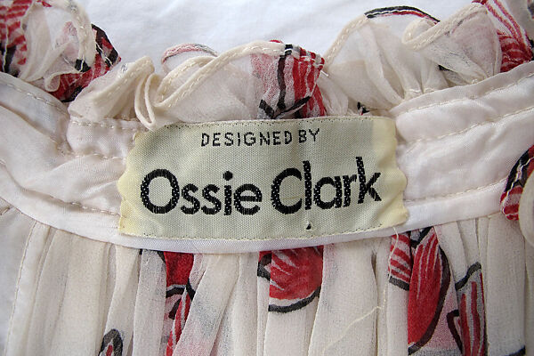 Dress, Ossie Clark (British, Oswaldtwistle 1942–1996 London), silk, synthetic, British