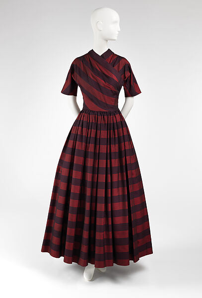 Dress, Claire McCardell (American, 1905–1958), silk/cotton, American 