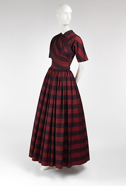 Dress, Claire McCardell (American, 1905–1958), silk/cotton, American