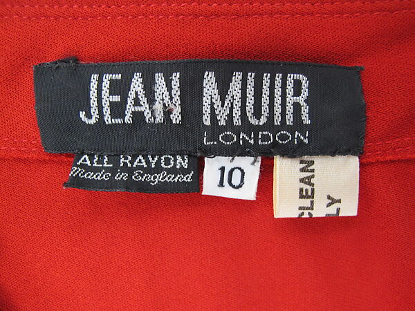 Dress, Jean Muir (British, 1966–2007), rayon, British