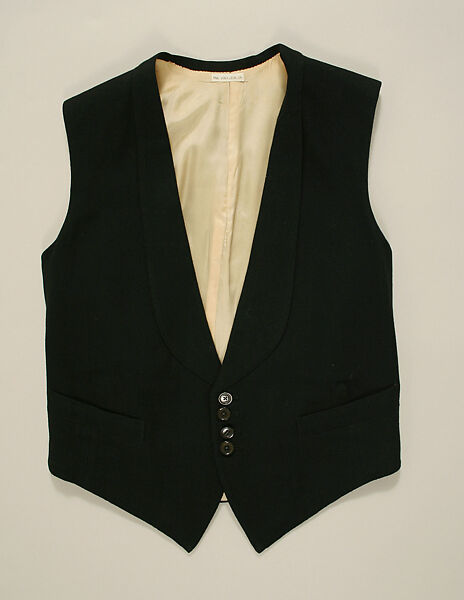 Ensemble, wool, silk, plastic, French