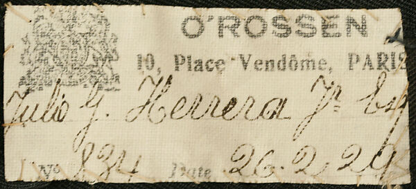 Trousers, wool, silk, plastic, French