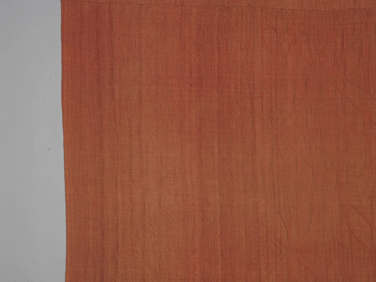 Wholecloth calamanco quilt, Wool and cotton, American