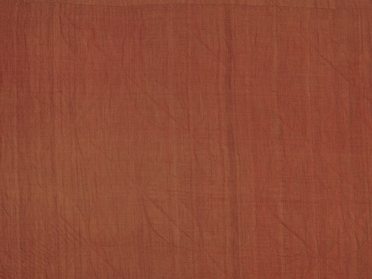 Wholecloth calamanco quilt, Wool and cotton, American