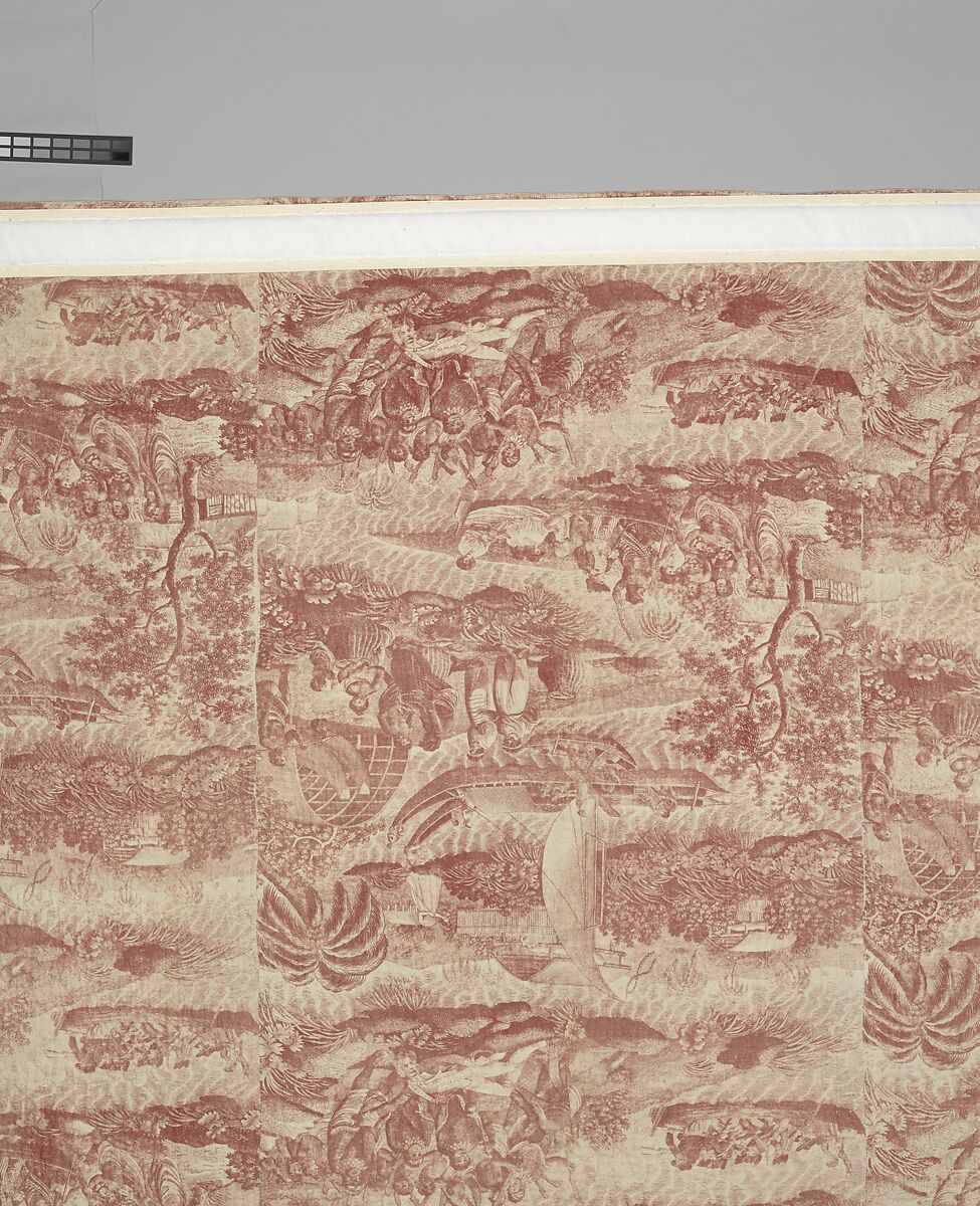 Wholecloth quilt, Cotton, British, probably