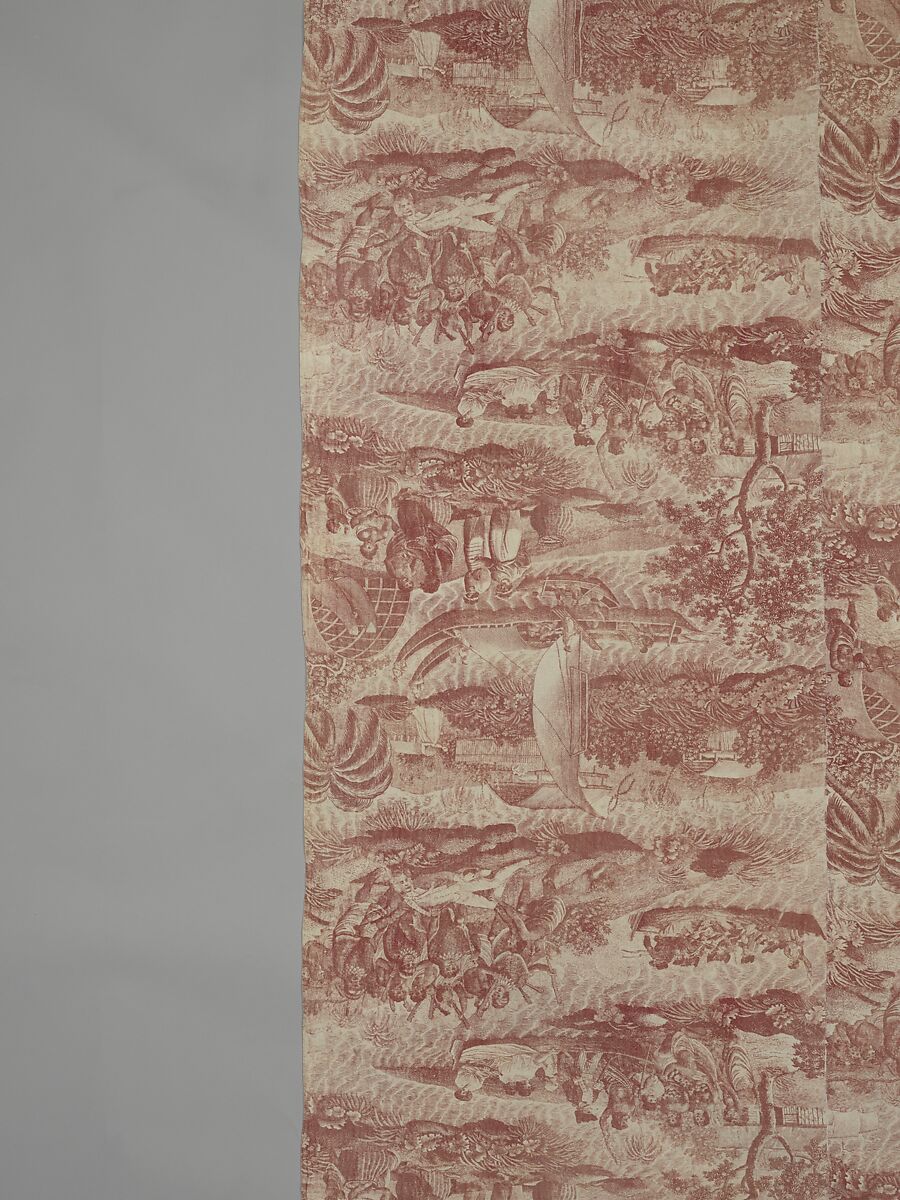 Wholecloth quilt, Cotton, British, probably