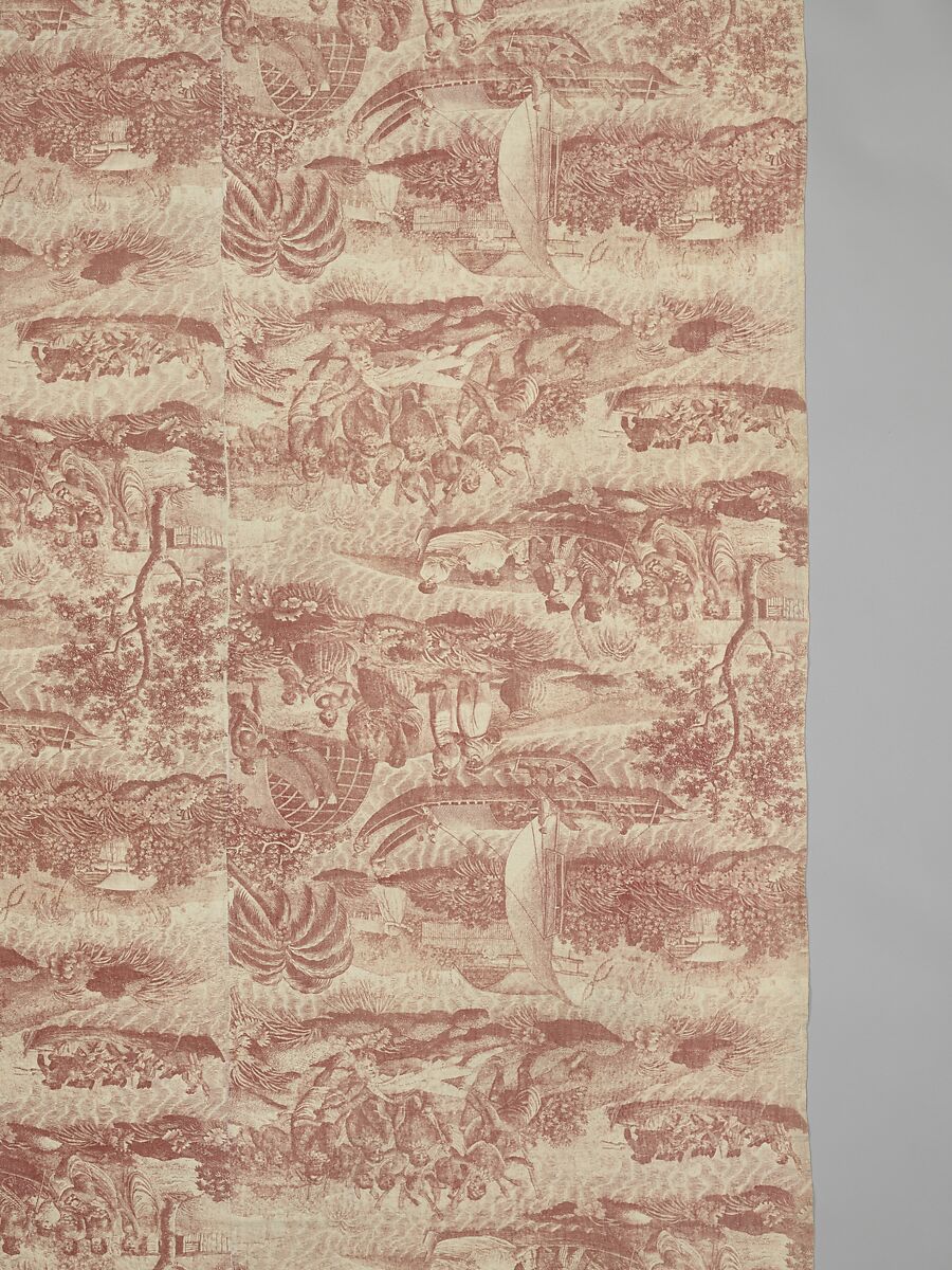 Wholecloth quilt, Cotton, British, probably