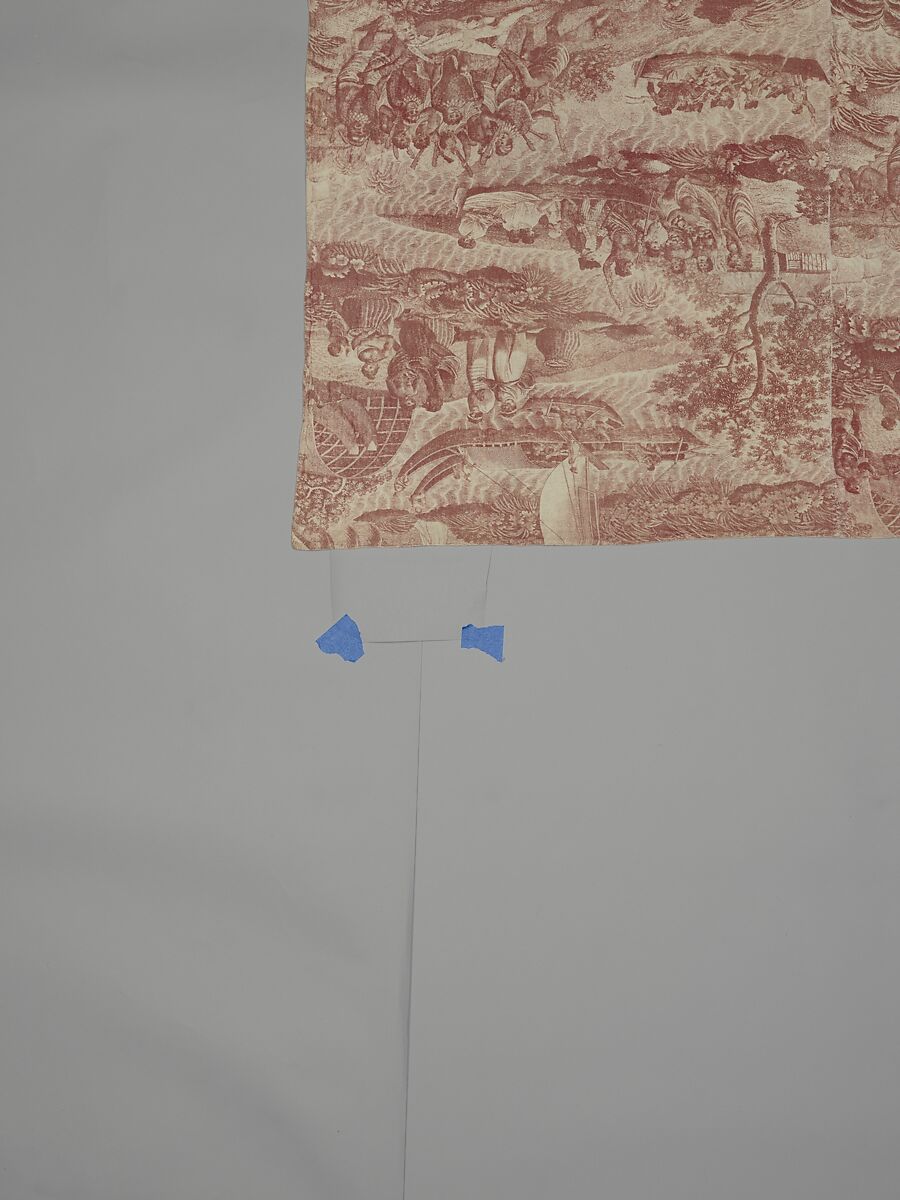 Wholecloth quilt, Cotton, British, probably