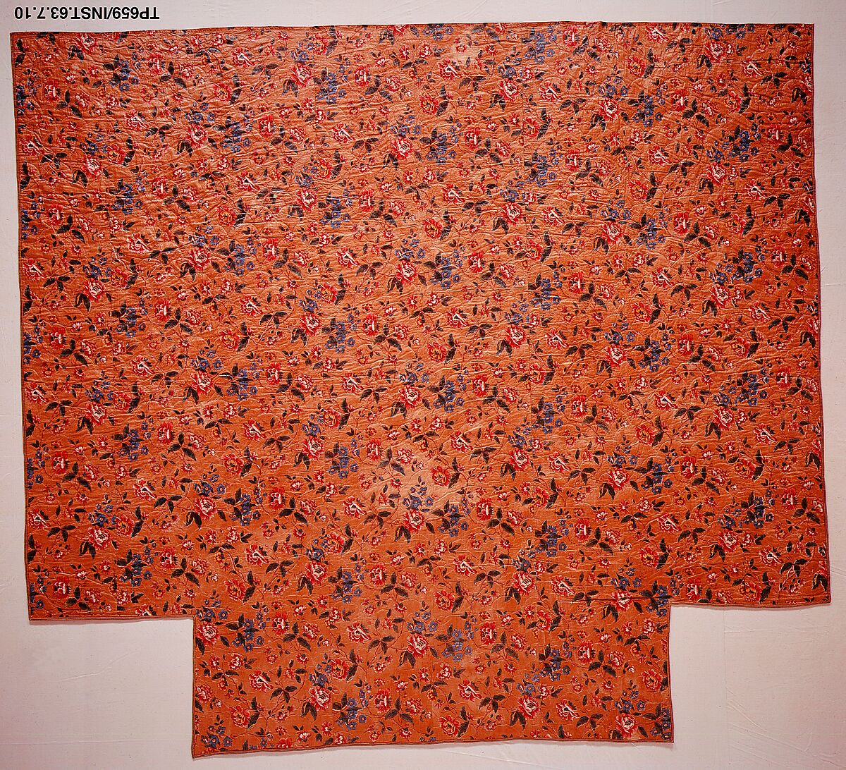 Wholecloth quilt, Cotton, American or British