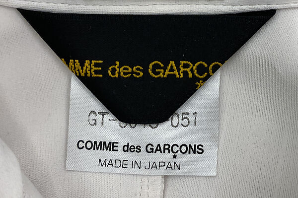 Ensemble, (a–d) Comme des Garçons (Japanese, founded 1969), (a, b) synthetic, (c, d) leather, (e) silk, synthetic, Japanese