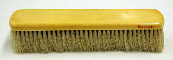 Case, leather, silk, ivory, paper, metal, bristle, crystal, mother-of-pearl, British